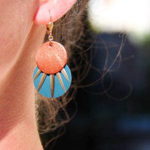 Boucle d'oreille ronde