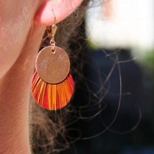 Boucles d'oreilles dormeuse ronde